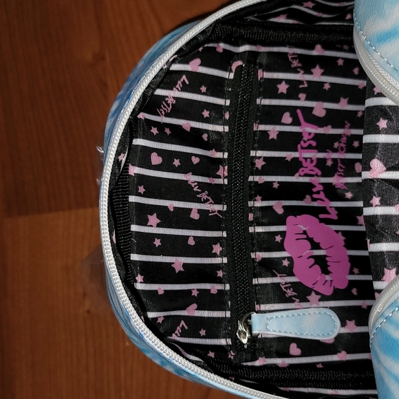 LUV BETSEY BY BETSEY JOHNSON Tie Dye Mid Size Backpack - Picture 7 of 8